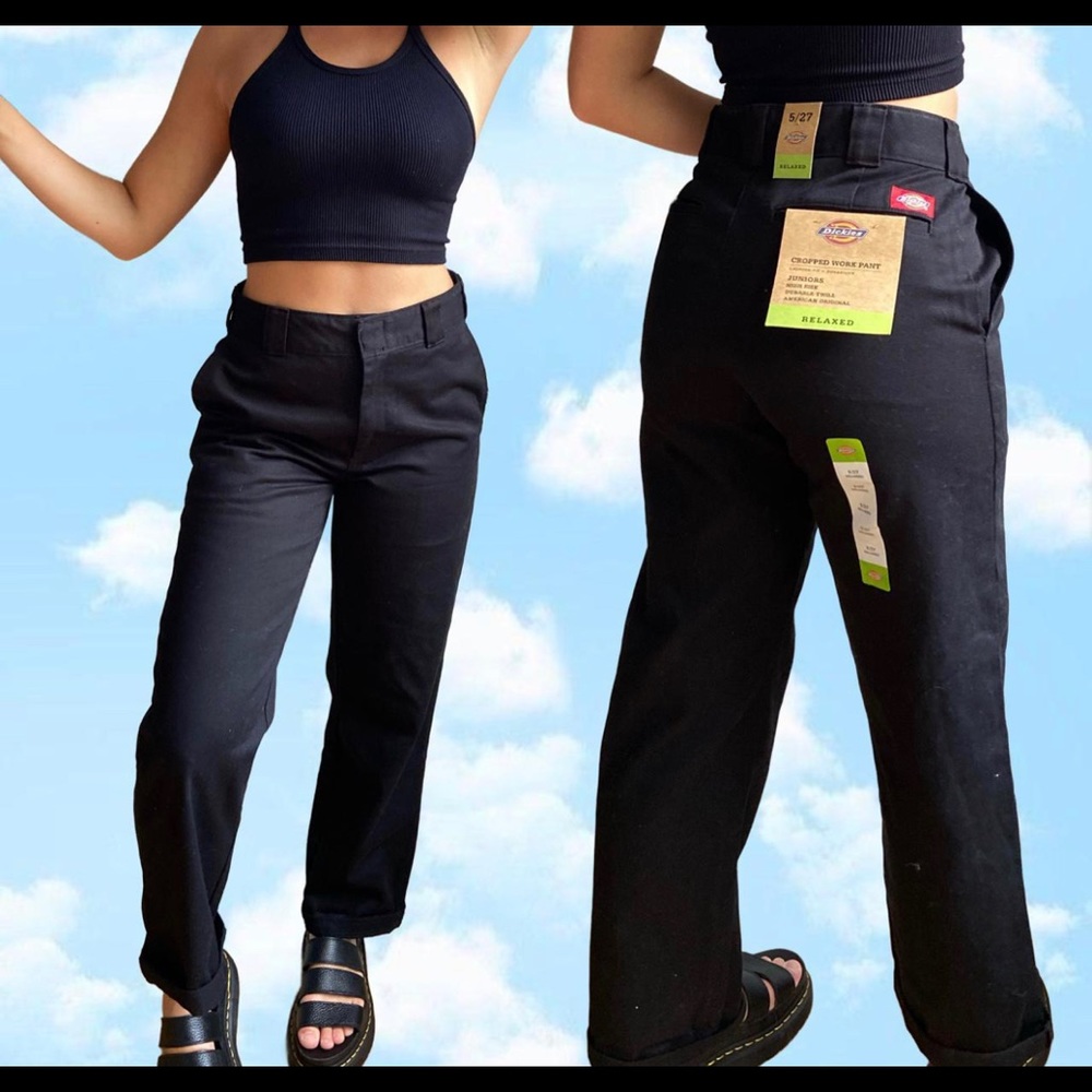 Dickie’s cropped work rolled pant. Size 11 - new without tags